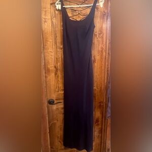 Womens Navy Maxi Dress. Size 11/12.